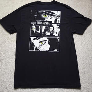 Comfort Colors Splinter Cell Deathwatch Graphic Tee L 100 percent Cotton Black